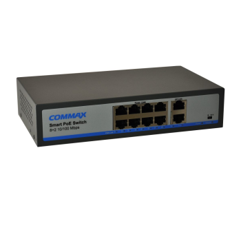 10-PORTOWY SWITCH POE IP COMMAX CIOT-H8L2