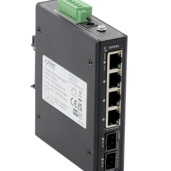SWITCH PoE 6-PORTOWY PULSAR ISFE64 2,5/10G (4xPoE, 2xSFP)