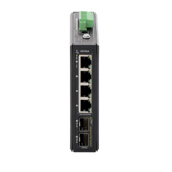 SWITCH PoE 6-PORTOWY PULSAR ISFE64 2,5/10G (4xPoE, 2xSFP)