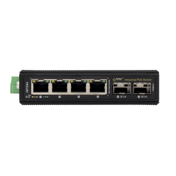SWITCH PoE 6-PORTOWY PULSAR ISFE64 2,5/10G (4xPoE, 2xSFP)