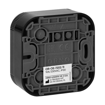 ŁĄCZNIK SCHODOWY NATYNKOWY ToDo Orno OR-OE-7202/B/10 230V IP20 10 SZT.