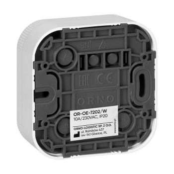 ŁĄCZNIK SCHODOWY NATYNKOWY ToDo Orno OR-OE-7202/W/10 230V IP20 10 SZT.