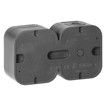 GNIAZDO PODWÓJNE NATYNKOWE ORNO OR-OE-7806(GS)/GB SCHUKO 2x 2P+Z IP54 10szt.