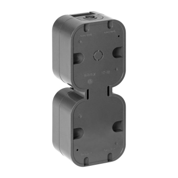 GNIAZDO PODWÓJNE NATYNKOWE ORNO OR-OE-7806/V/G 2x 2P+Z IP54 PIONOWE 5 szt.