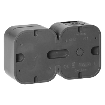 ŁĄCZNIK JEDNOBIEGUNOWY + GNIAZDO POJEDYNCZE NATYNKOWE ORNO OR-OE-7807/GB IP54 10szt