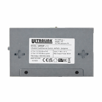 ULTRALINK FastEthernet SWITCH PULSAR USF64P 4xPoE+ 2xUpLink