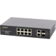 SWITCH PoE 12-PORTOWY BEZ ZASILACZA DO 8 KAMER IP PULSAR SFG108WP